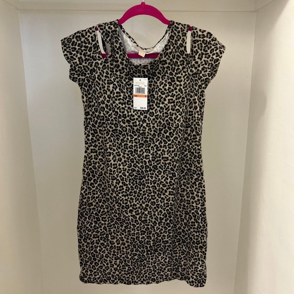 Michael Kors Leopard/Cheetah Print Dress